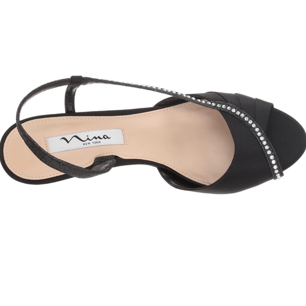 Navy Nina heels, new